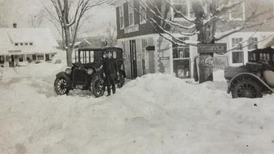 A Winter Scene at Phoenixville Four Corners